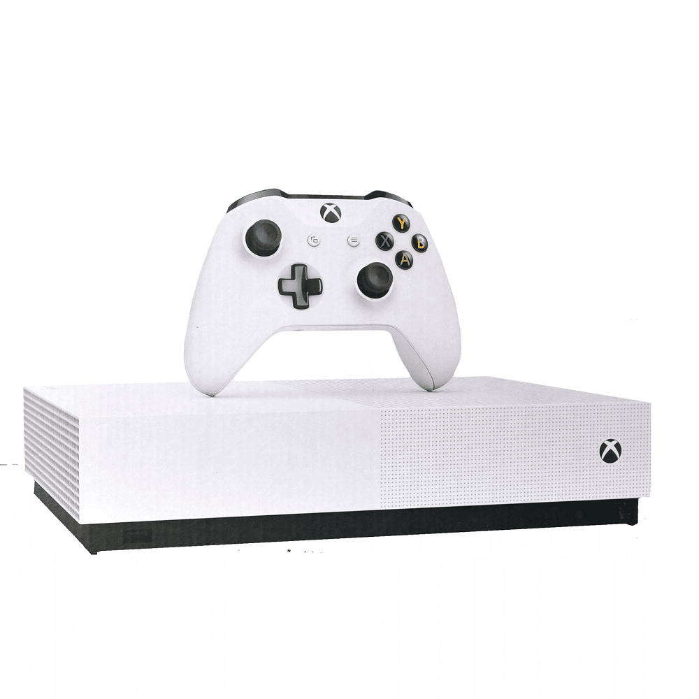 Konsola Microsoft Xbox One S 1000 GB biała + 2x kontroler - Grade B