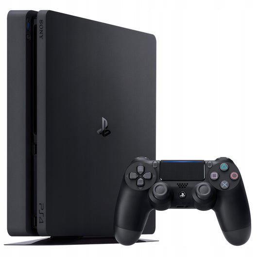 Konsola Sony PlayStation 4 SLIM 500 GB czarny + kontroler DUALSHOCK 4 - Grade C
