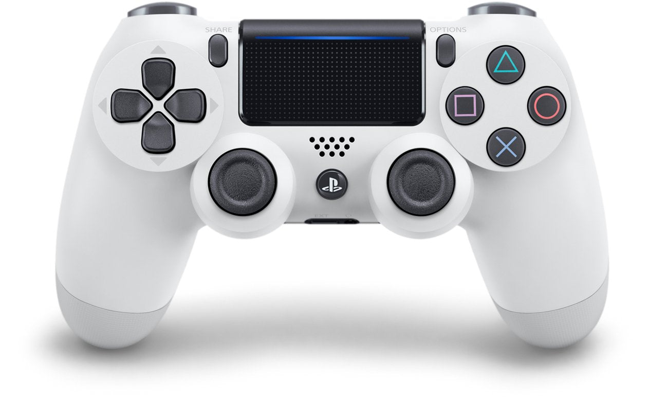 Sony PlayStation 4 Slim 500GB biała + 2x kontroler DUALSHOCK 4- Grade C