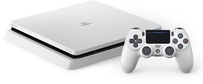 Sony PlayStation 4 Slim 500GB biała + 2x kontroler DUALSHOCK 4- Grade C