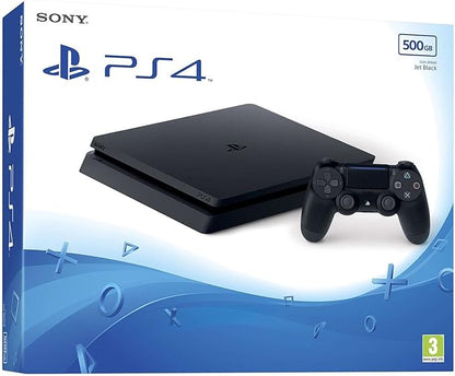 Konsola Sony PlayStation 4 SLIM 1000 GB czarny + kontroler DUALSHOCK 4 - Grade B